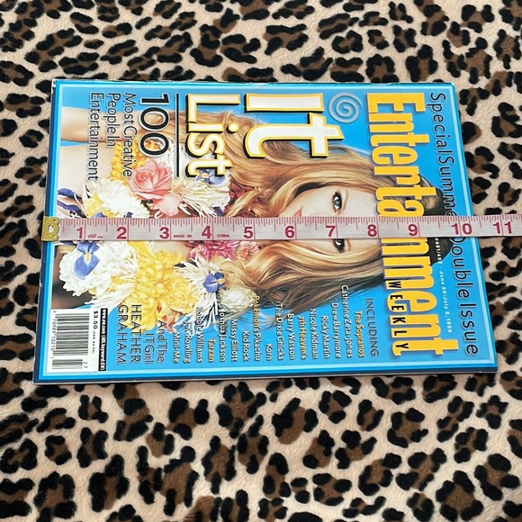 1999 Entertainment Weekly Magazine Issue June 25/July 2 Vintage Heather Graham - Picture 4 of 17